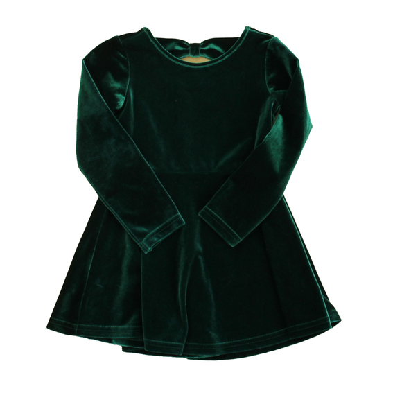 The Children's Place Girls Green Velour Dress size: 2T - Picture 1 of 1